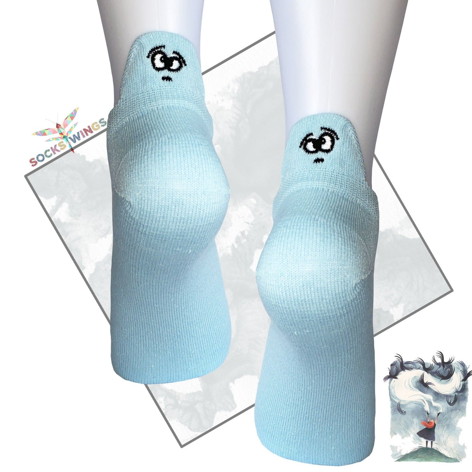 Schock EisBlau Little Socken