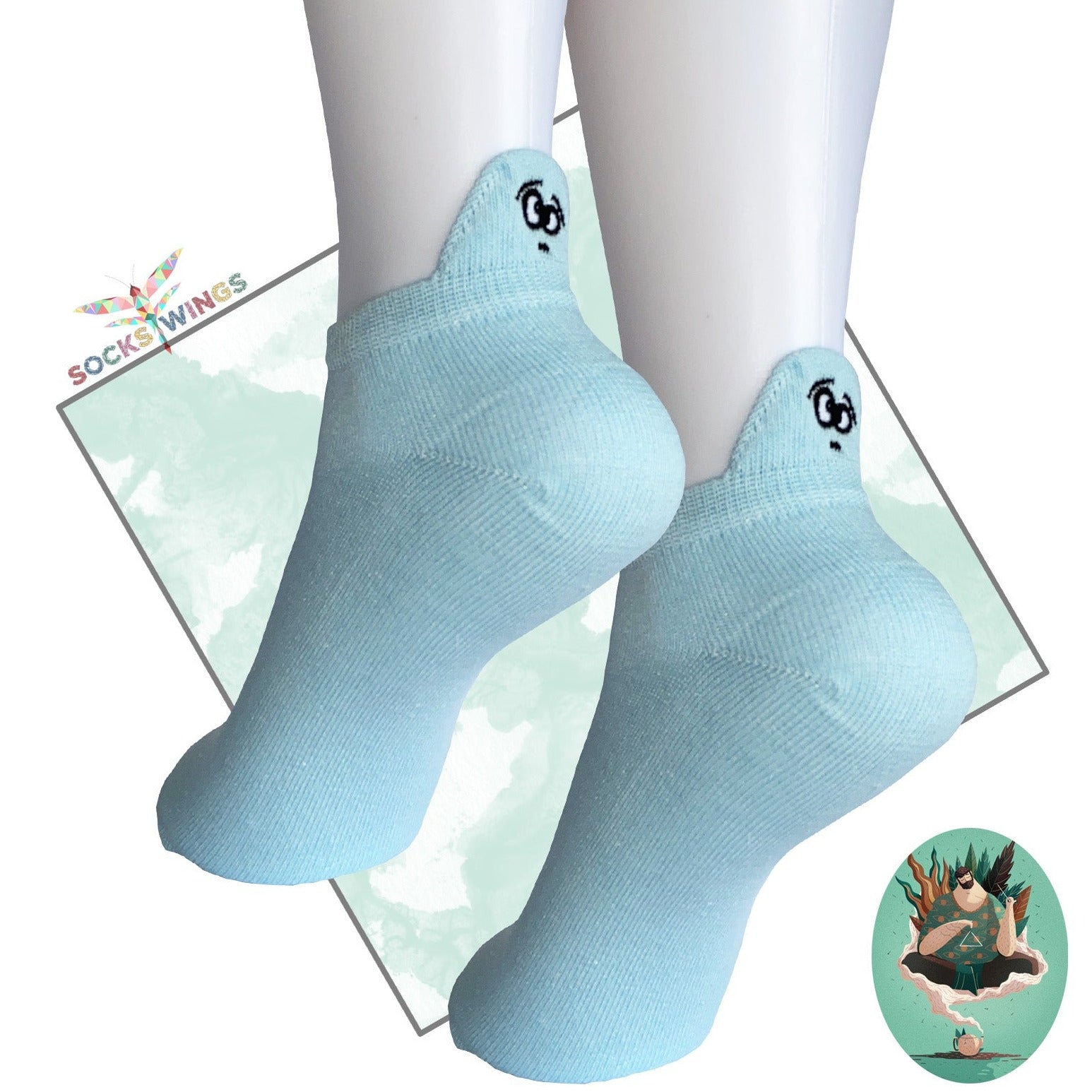 Schock EisBlau Little Socken