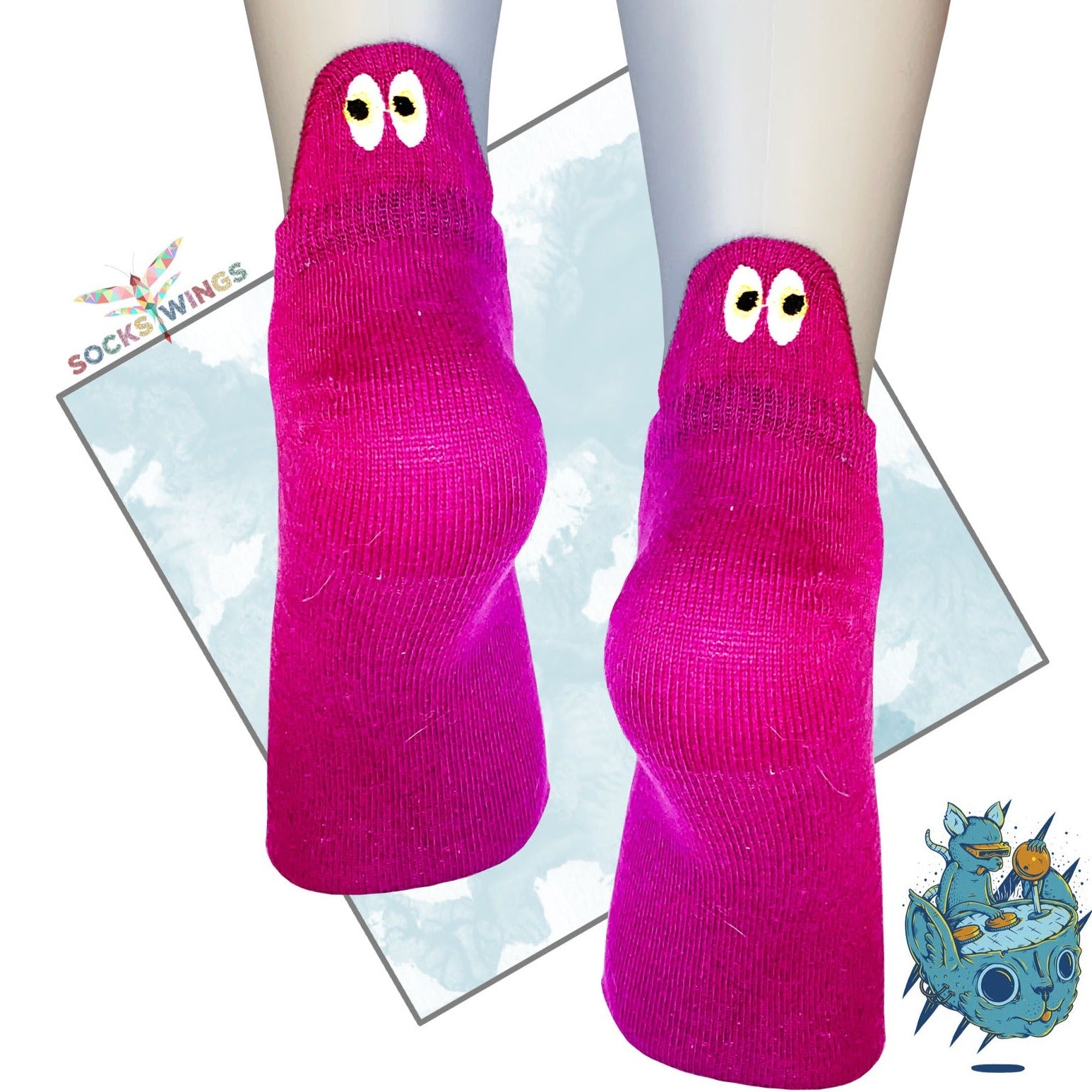 Rosa Schock Little Socken