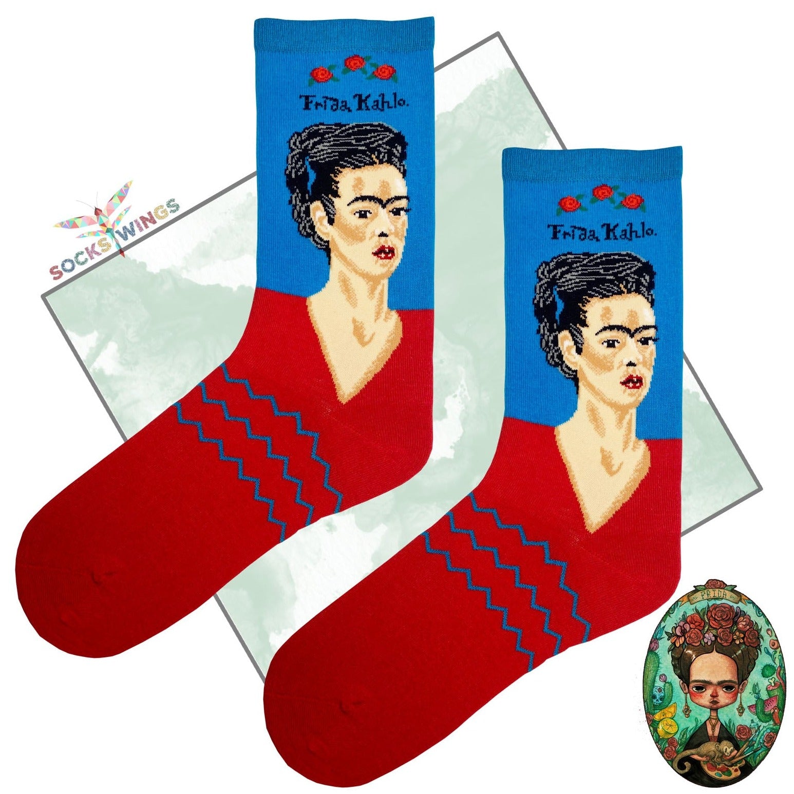 Frida Kahlo Socken