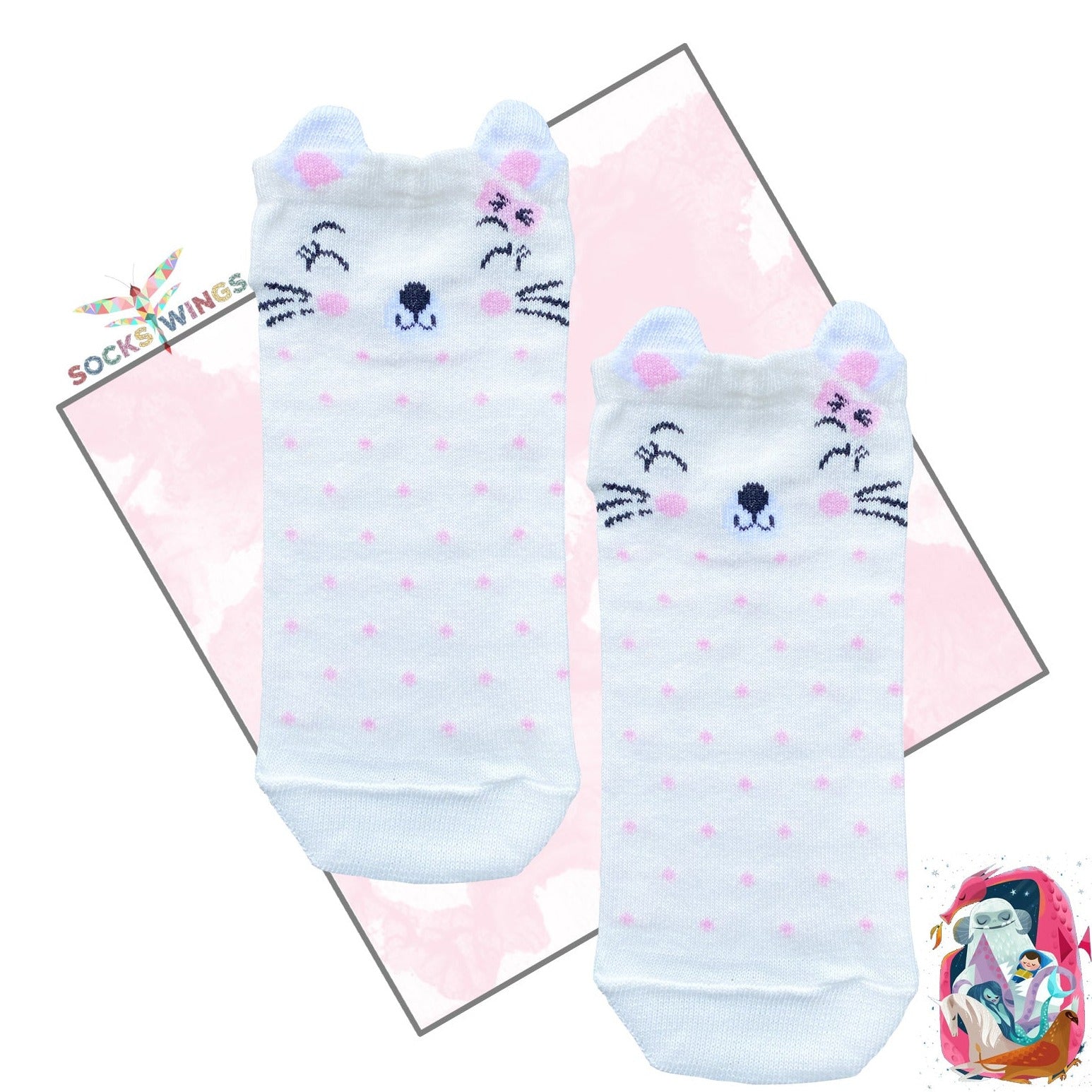 Cute Miyaw Little Socken