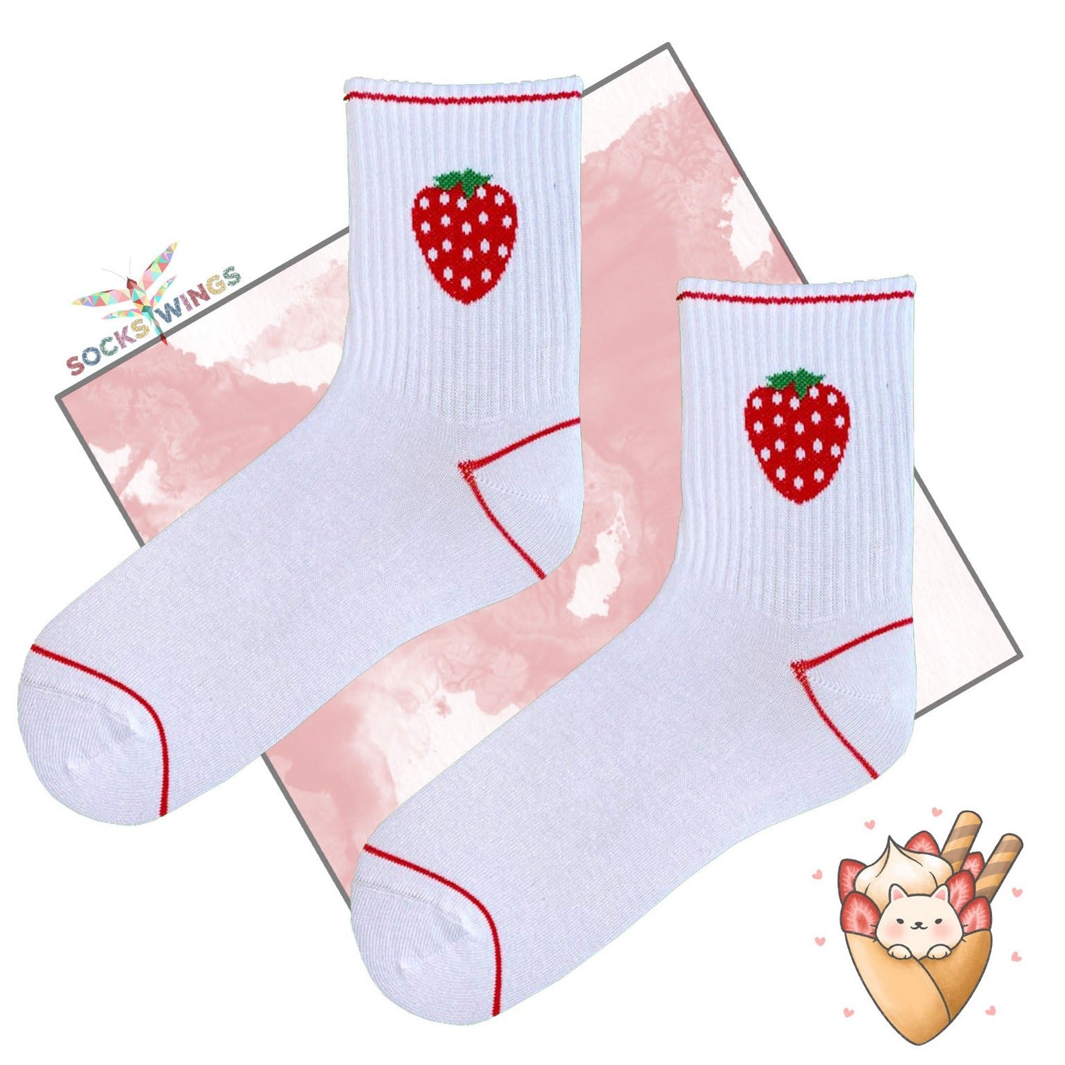 Mini Erdbere Socken 2