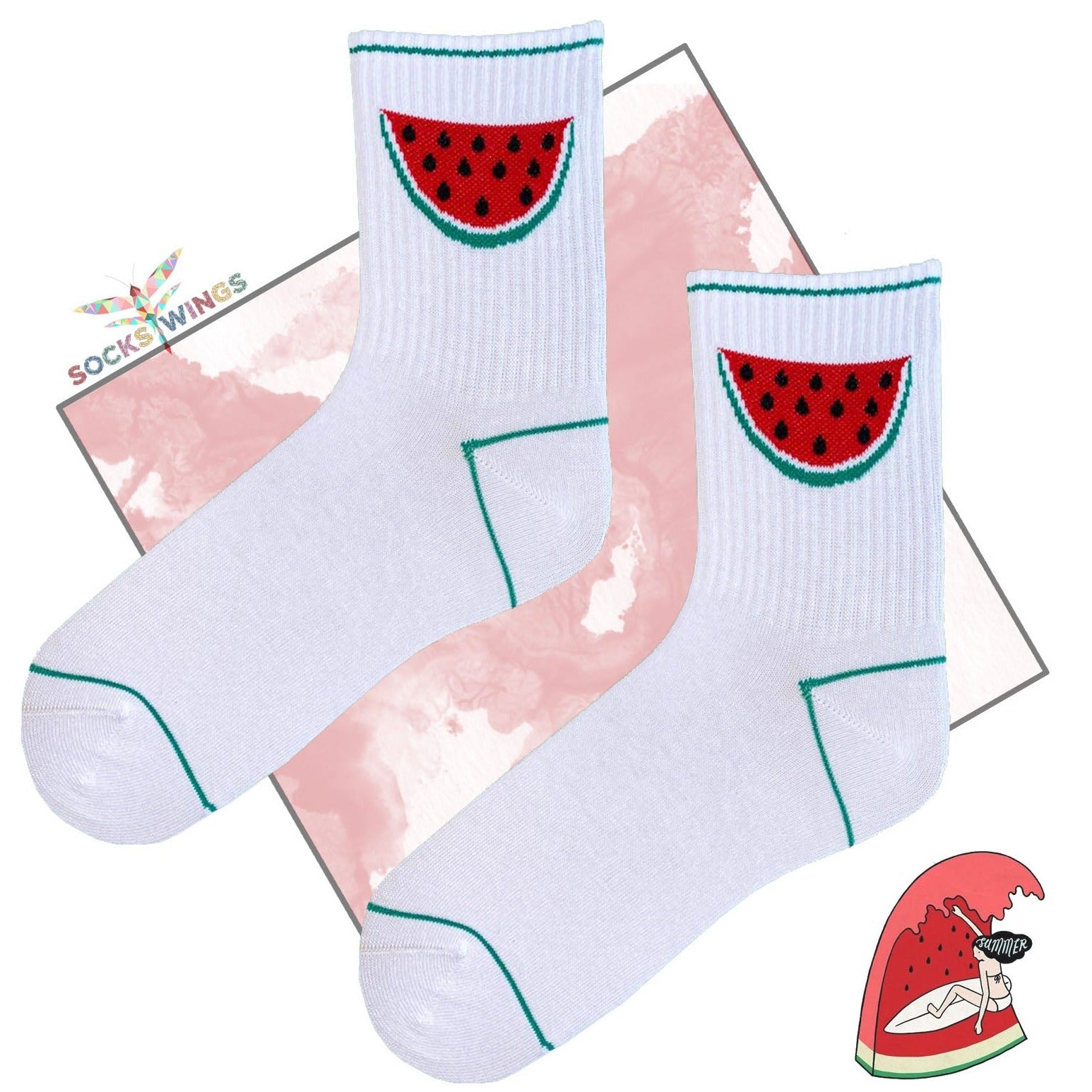 Mini Wassermelon Socken 2