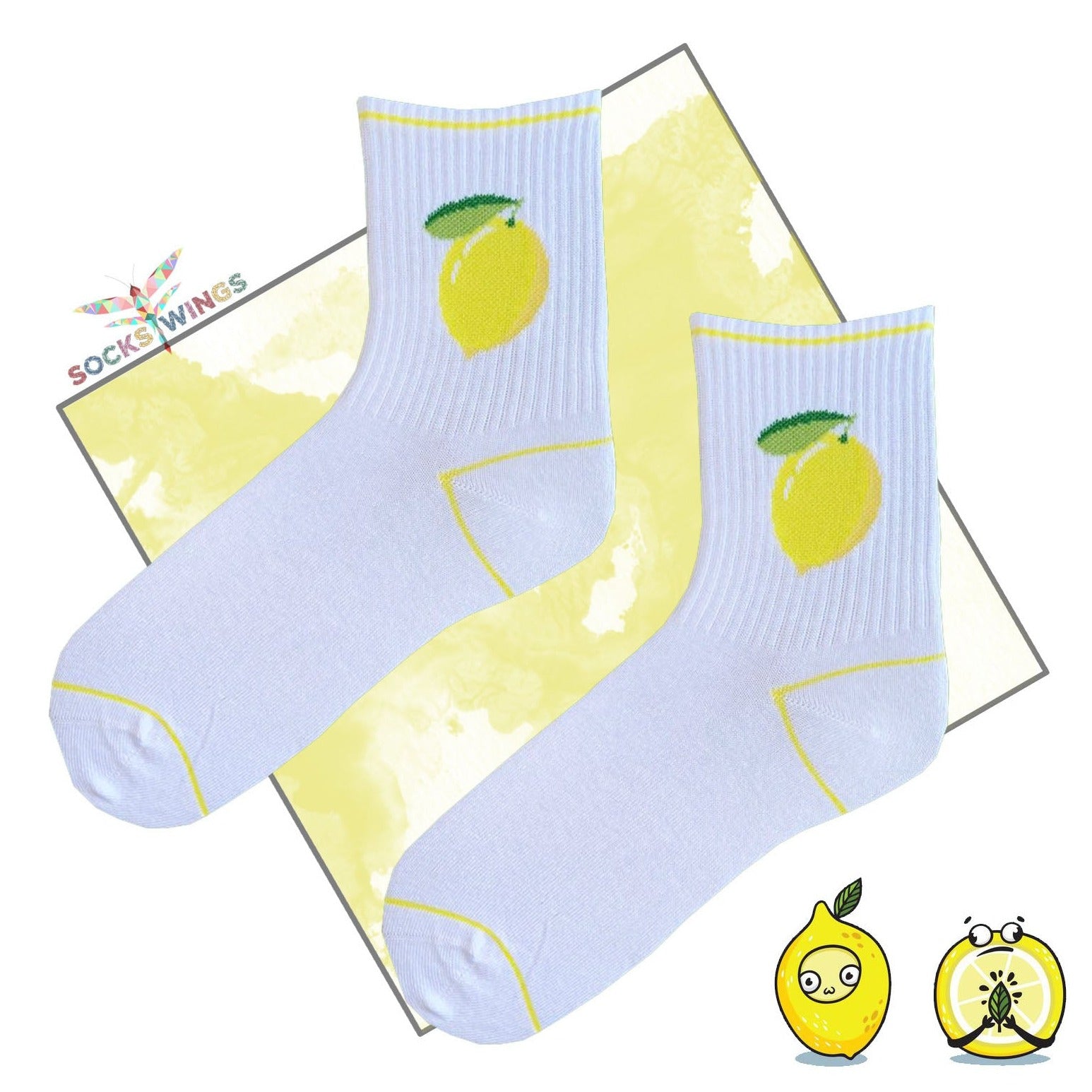 Mini Zitronen Socken 2