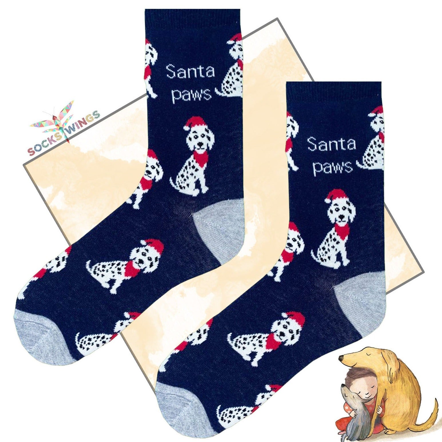 Santa Paws Hund Socken