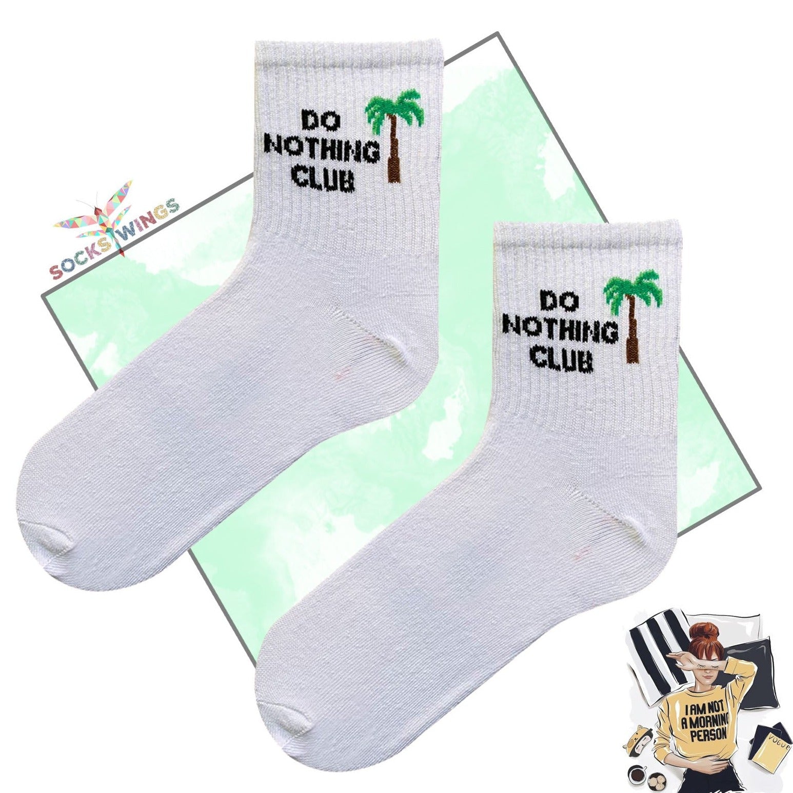 Do Nothing Club Socken