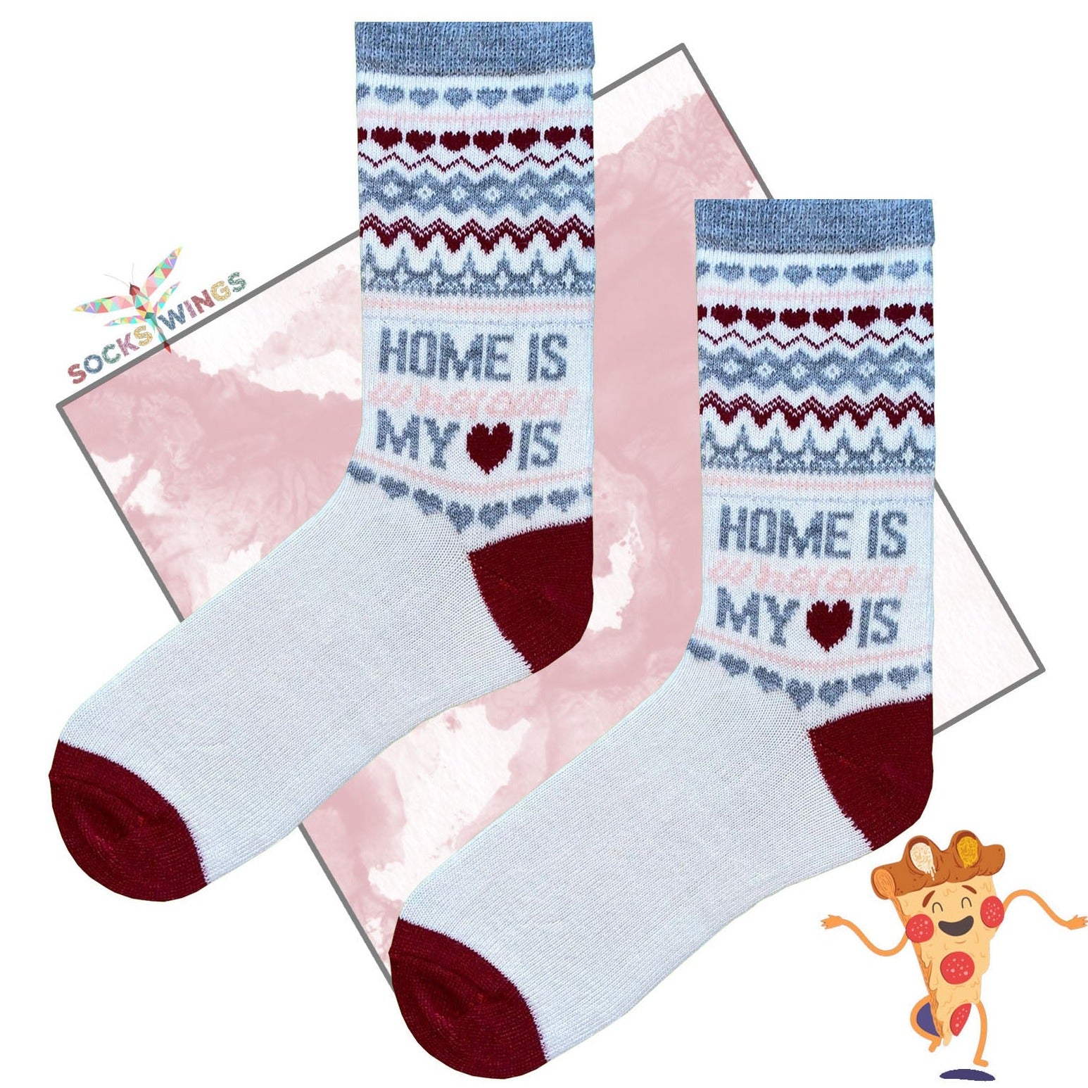 Wherever My Love Socken (aus Wolle)