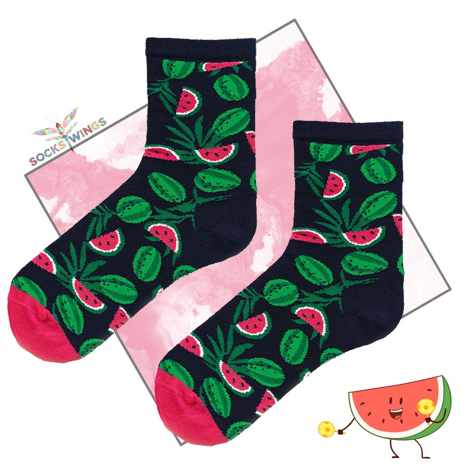 Mini Wassermelonen Socken