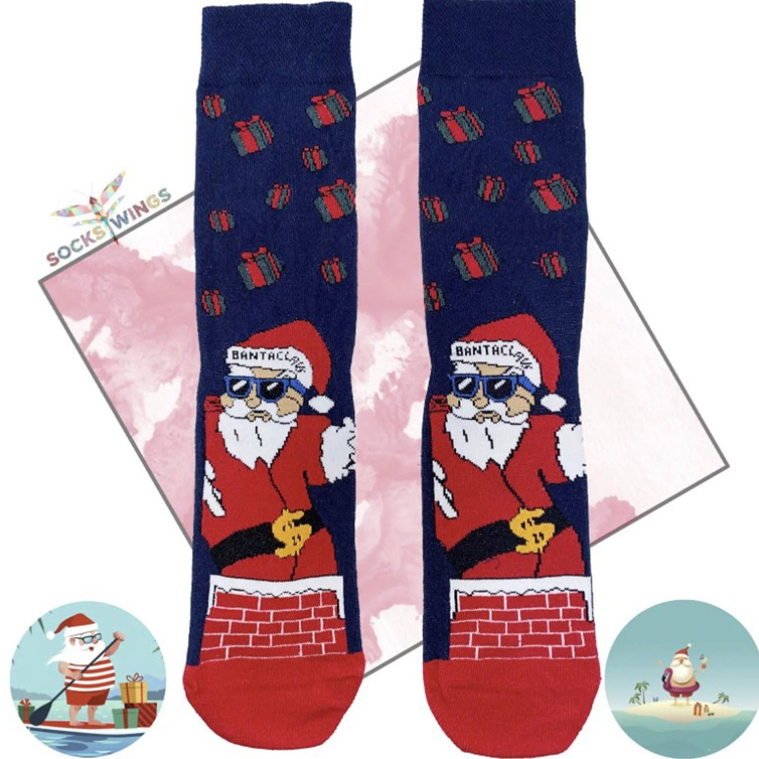 Cool Father Christmas Socken