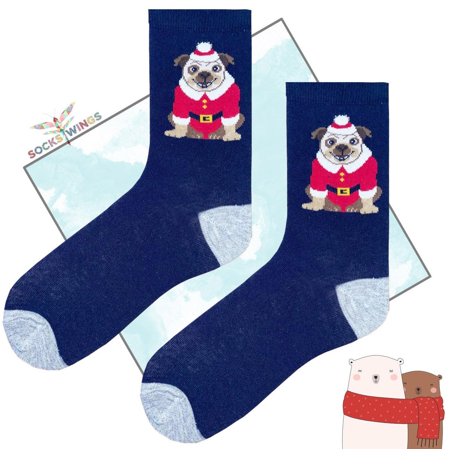 Weihnachts Hund Socken