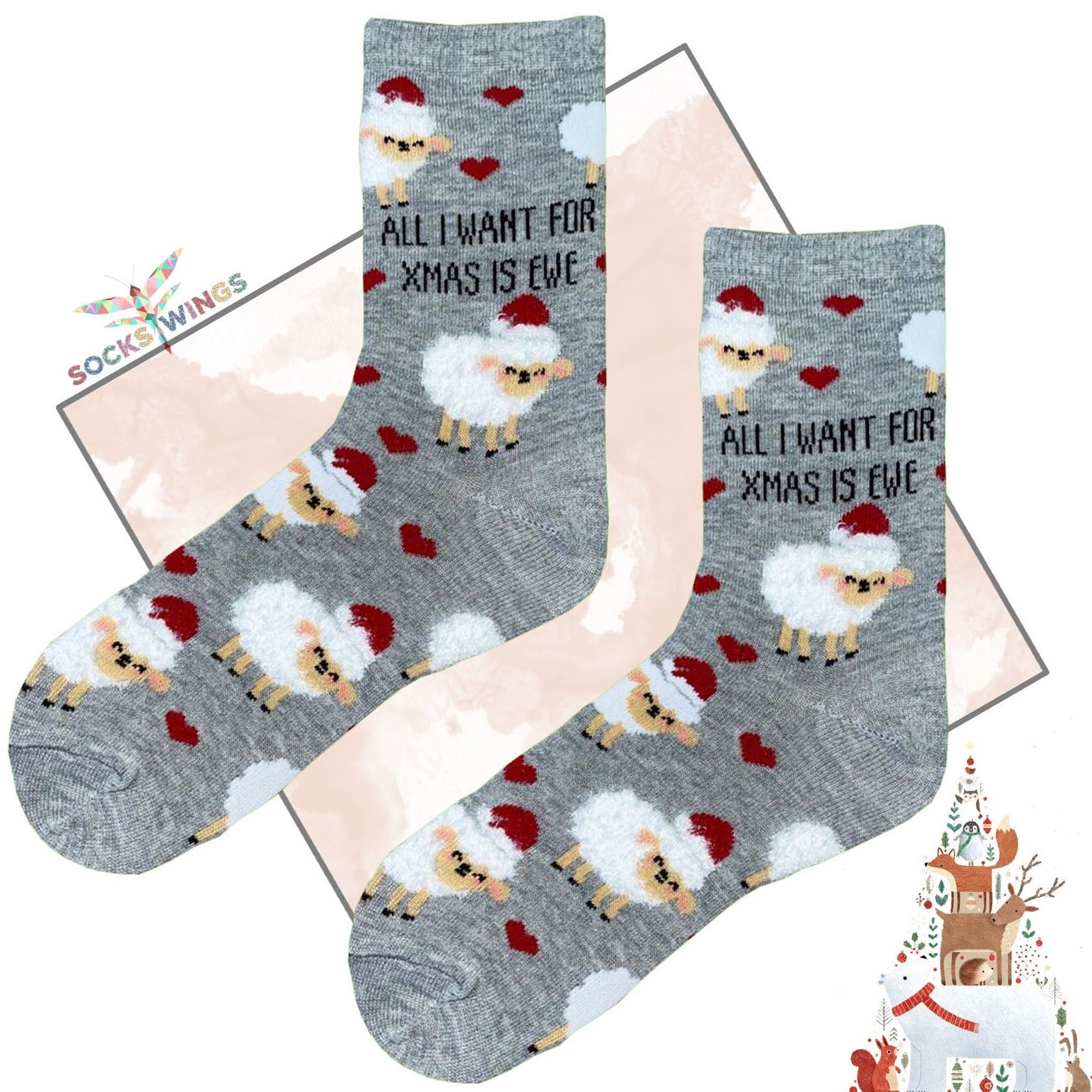 All I Want For Xmas Is Ewe Socken